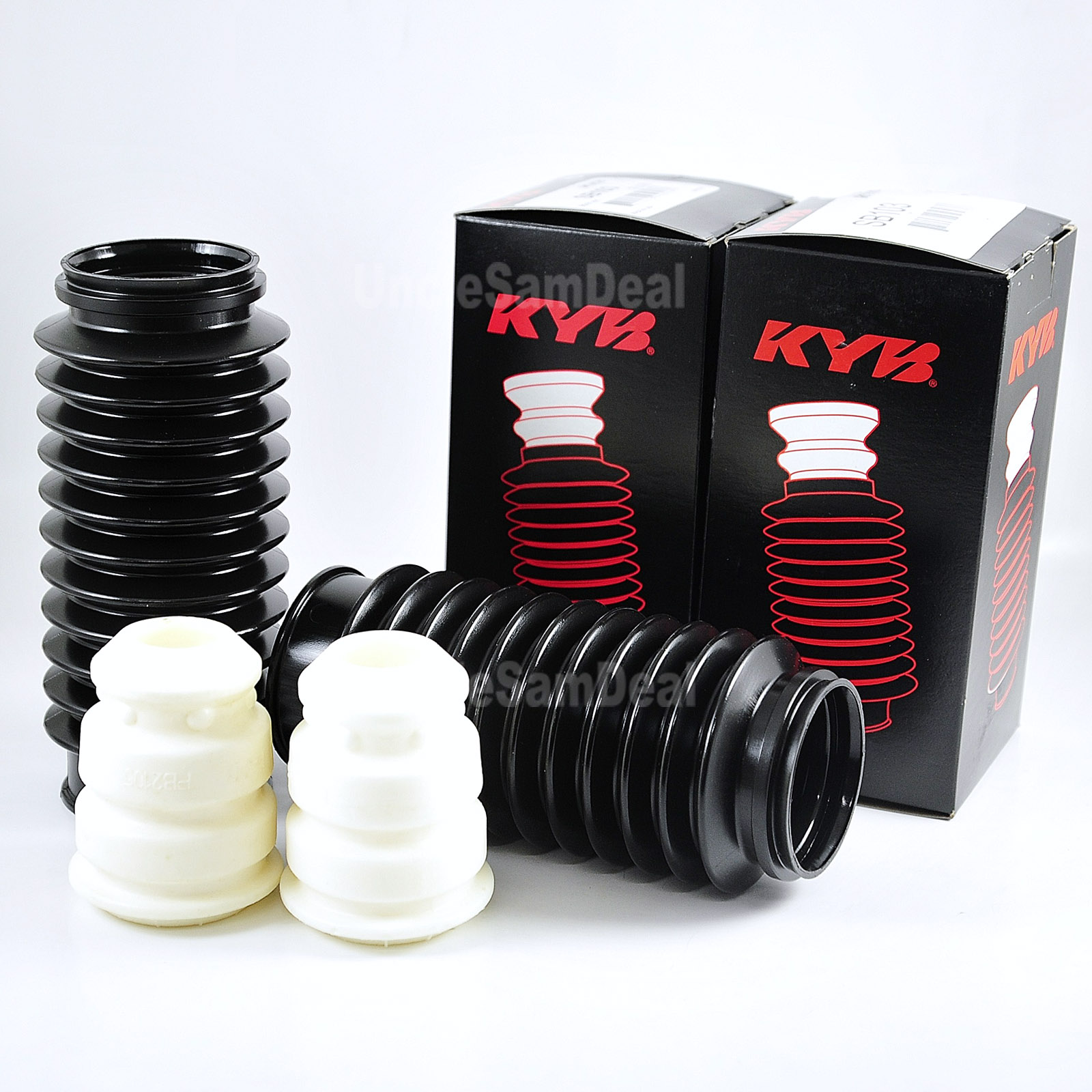 "SB105 PAIR" KYB SUSPENSION SHOCKS/ STRUTS BELLOW DUST BOOT W/ BUMPER