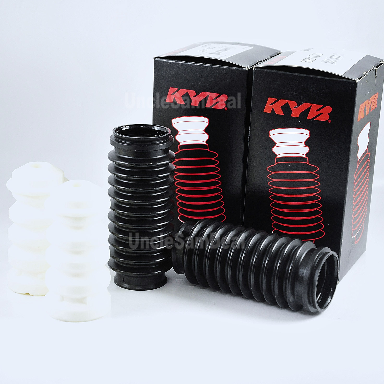 "SB107 PAIR" KYB SUSPENSION SHOCKS/ STRUTS BELLOW DUST BOOT W/ BUMPER