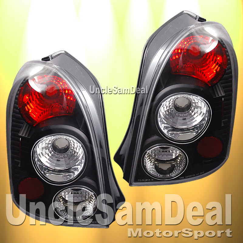 MAZDA PROTEGE 5 HATCHBACK BLACK HOUSING CLEAR ALTEZZA TAIL LIGHTS