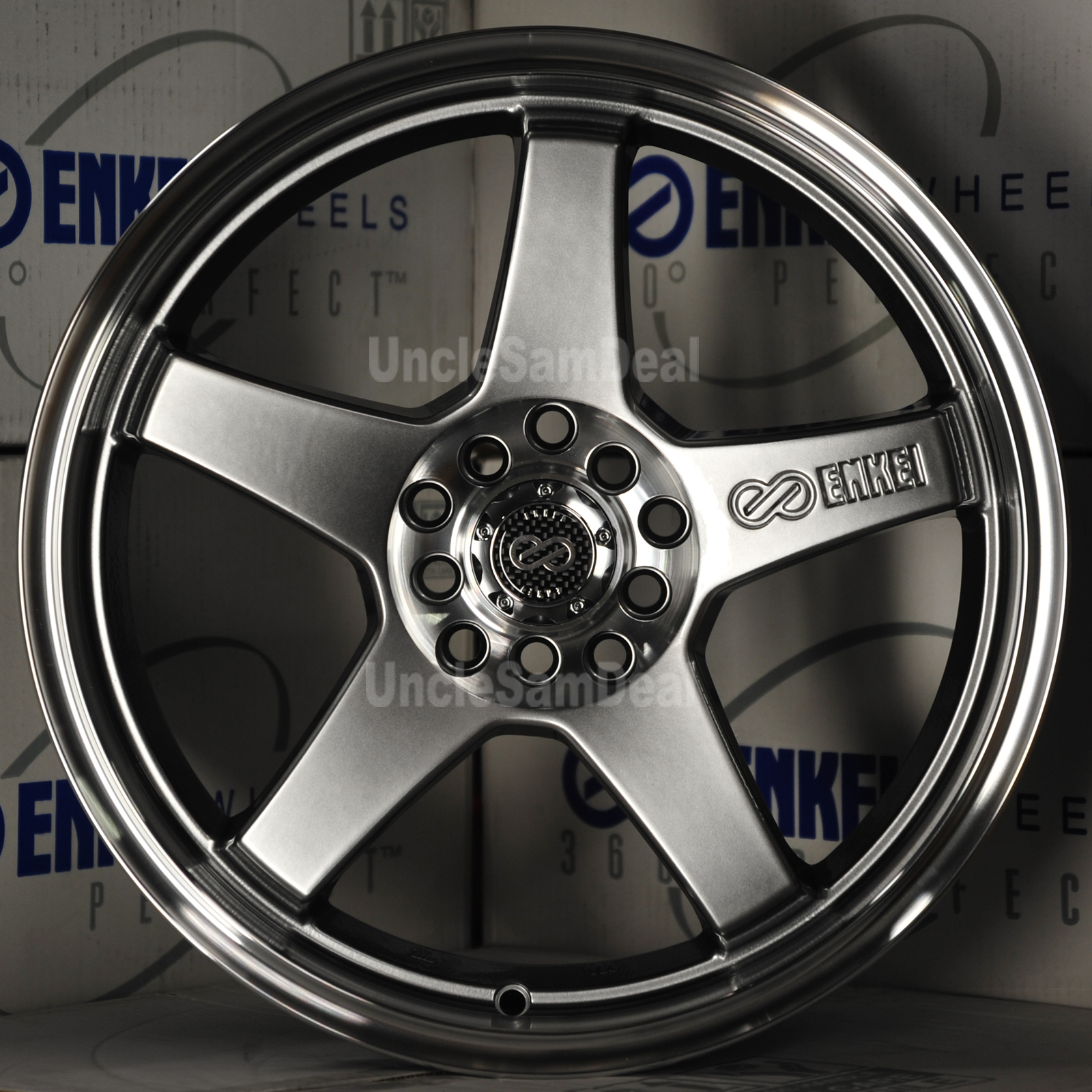 バリ溝】ENKEI SMACK 17in 7J +38 PCD114.3 ヨコハマ アイスガード 