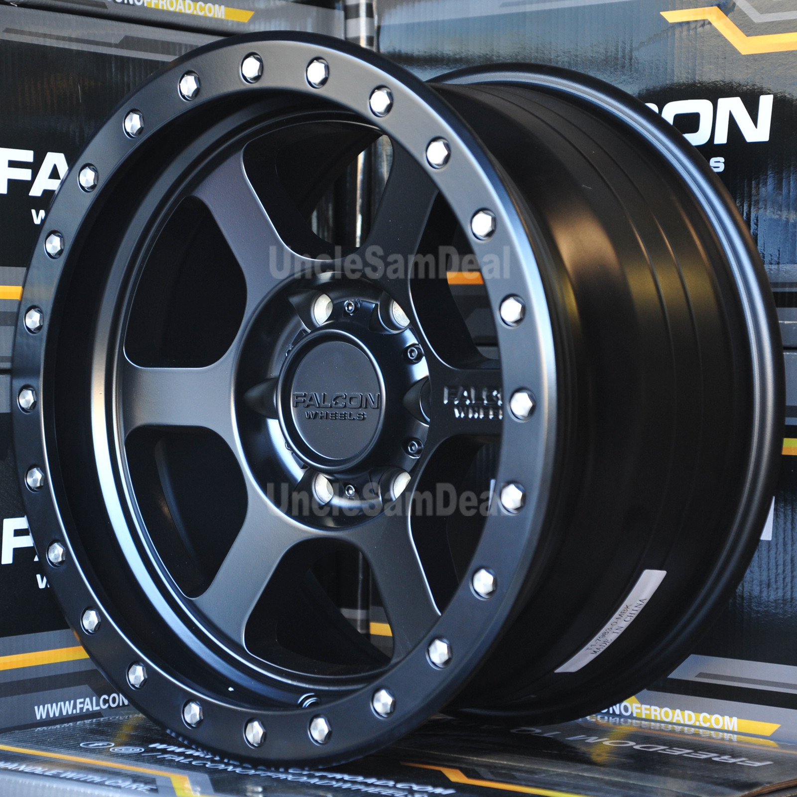 17x9 6x139.7 6x5.5 0 OFFSET FALCON T1 MATTE BLACK 6 SPOKES 17x9 6x139.7 6x5.5 0 OFFSET FALCON T1 MATTE BLACK 6 SPOKES