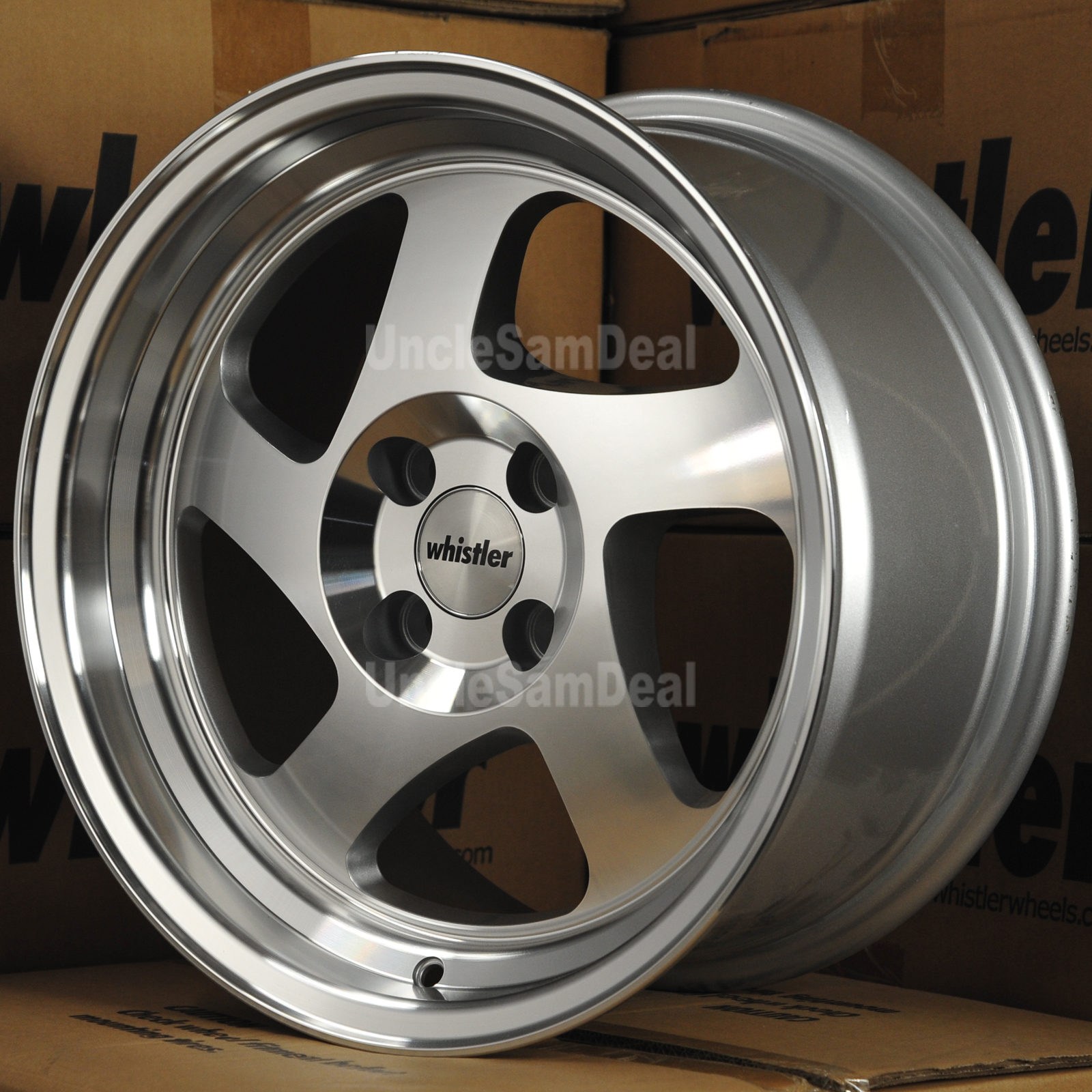 15インチホイール　Whistler 16x9 +15 Whistler SK1 4x100 Chrome Wheels (Set of 4) | eBay